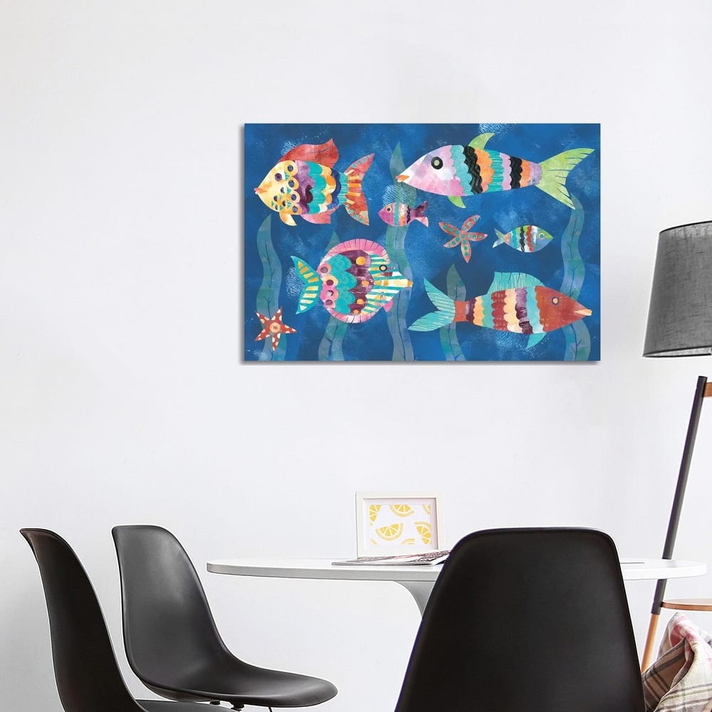 iCanvas "Boho Reef Fish III" by Wild Apple Portfolio Canvas Print
