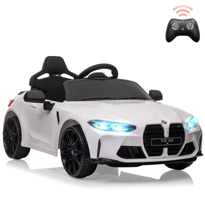 Licensed by BMW M4 12V Ride On Toy Car for Kids with Remote Control