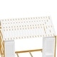 preview thumbnail 8 of 26, Twin Size House Bed Wooden Kids Bed Floor Bed with Fence and Semi-Enclosed Roof, 2 Movable Wardrobes Practical and Functional