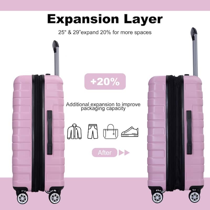 5PCS PC Luggage Set with TSA Lock