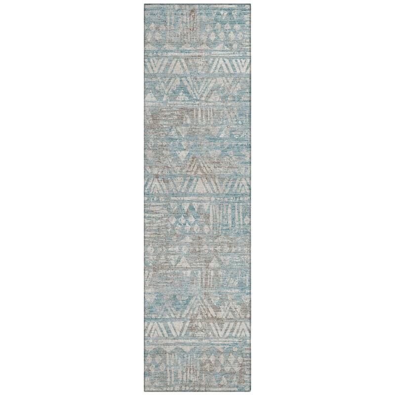 Machine Washable Indoor/ Outdoor Global Jara Chantille Rug