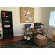 Nelson Industrial Modern Rustic Storage Desk by iNSPIRE Q Classic