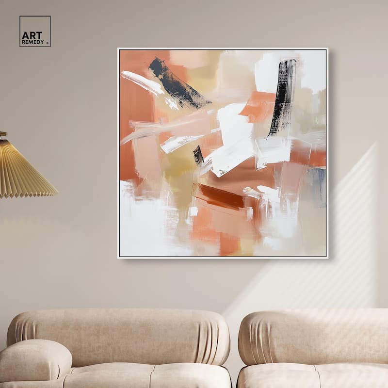 Rose and Rust III Canvas by Art Remedy