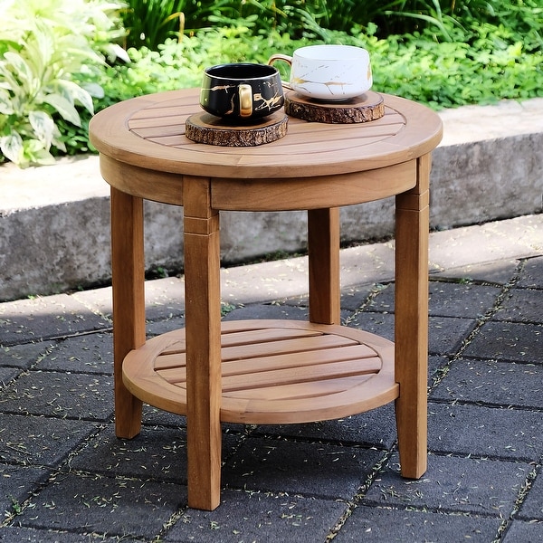 Patio side on sale tables outdoor