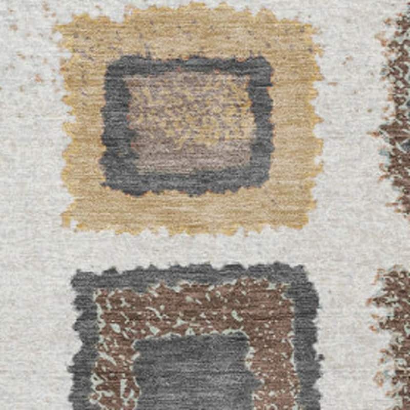 HomeRoots Geometric Transitional Rectangle Outdoor Rug