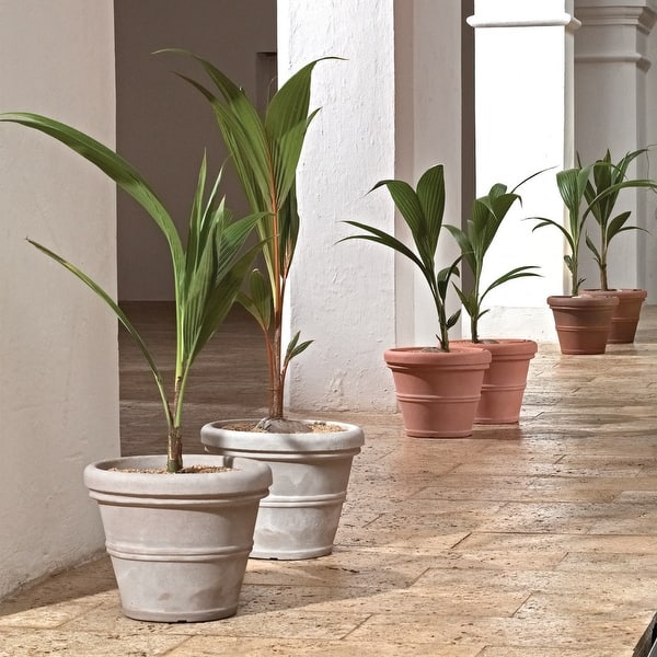 slide 2 of 2, Brunello Classic Round Planter