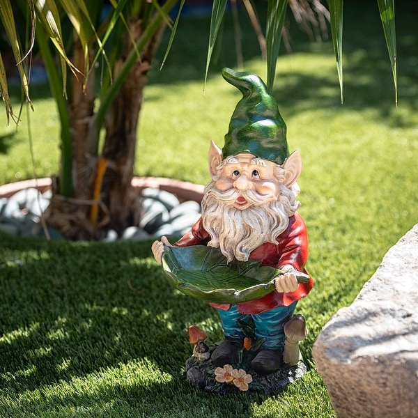Garden Gnome Ornament 7 Dwarfs Ceramic Stone Effect Tall Outdoor or Indoor 