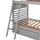 preview thumbnail 16 of 57, Twin over Twin Classic Wooden Bunk Bed with Two Drawers,Space-Efficient Multifunctional Bunk Bed With Storage