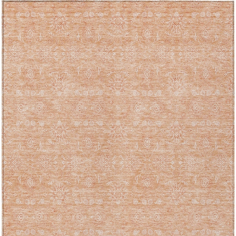 HomeRoots Floral Transitional Rectangle Outdoor Rug