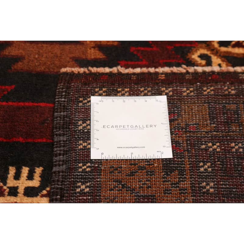 Teimani Red Rug 3'10" x 6'11" - 3'10 x 6'11
