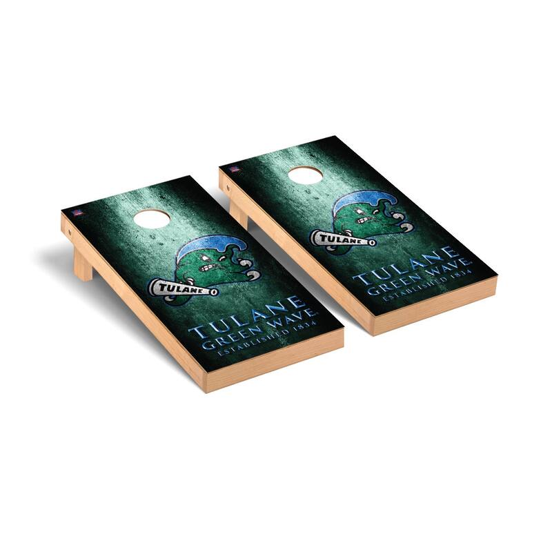 Tulane Green Wave 2x4 Pro Cornhole Boards - V4 - Include Team Logo Bags