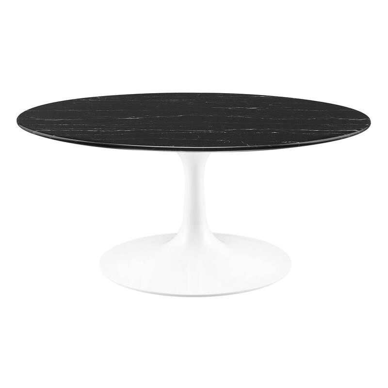 Lippa Round Artificial Marble Coffee Table