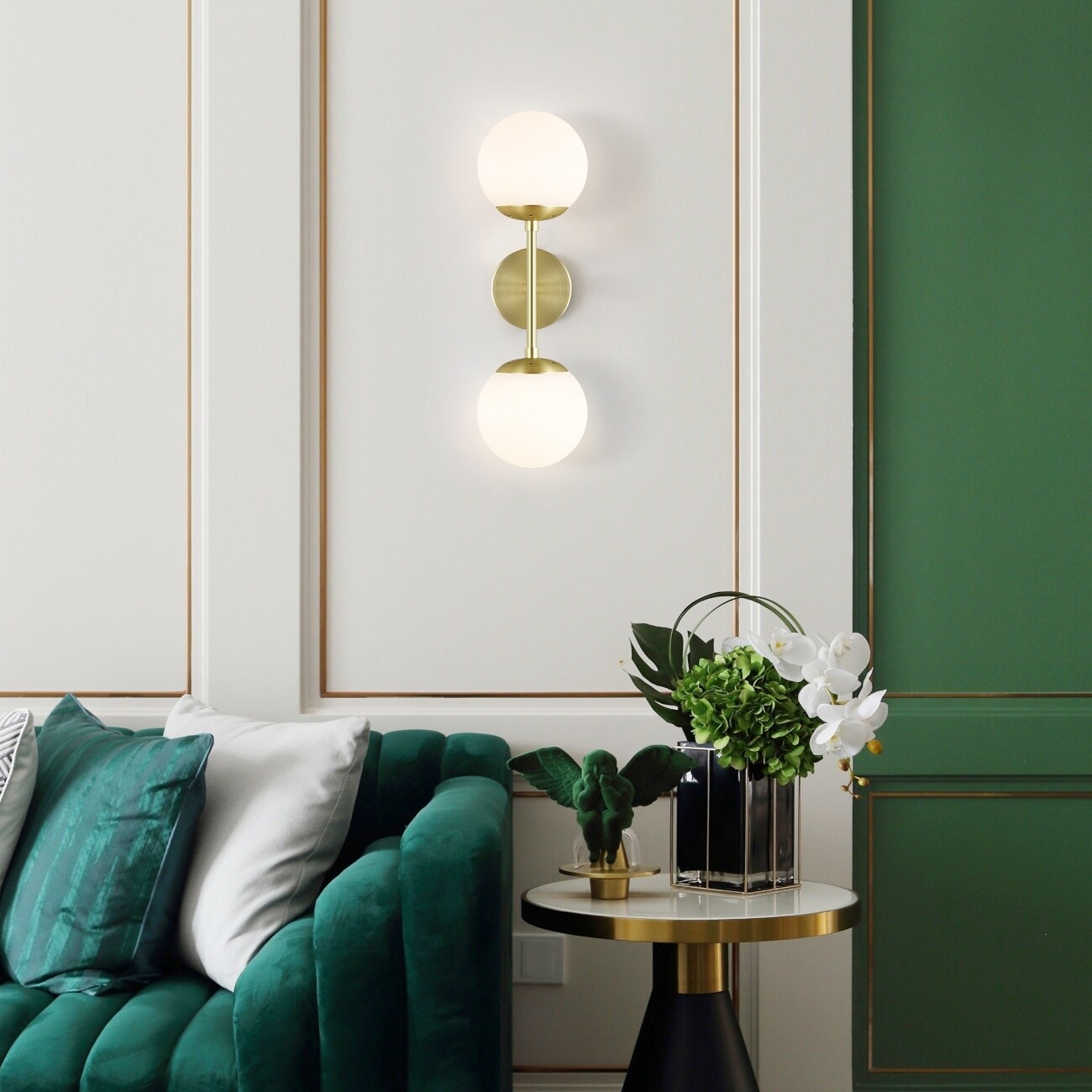 Light Society Zeno Globe 2 Light Wall Sconce Bed Bath Beyond 26449890