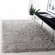 preview thumbnail 4 of 67, SAFAVIEH Polar Shag Bibi Glam Solid 3-inch Extra Thick Rug 10' x 14' - Silver