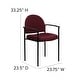 preview thumbnail 7 of 43, Comfort Stackable Steel Side Reception Chair with Arms
