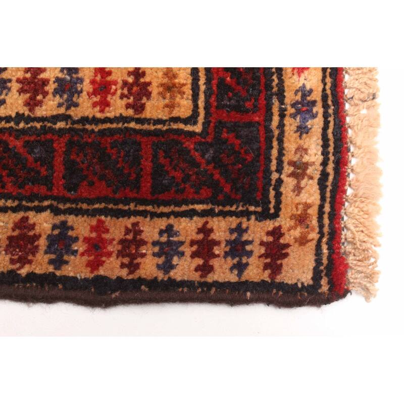 ECARPETGALLERY Hand-knotted Teimani Beige Wool Rug - 2'9 x 4'4