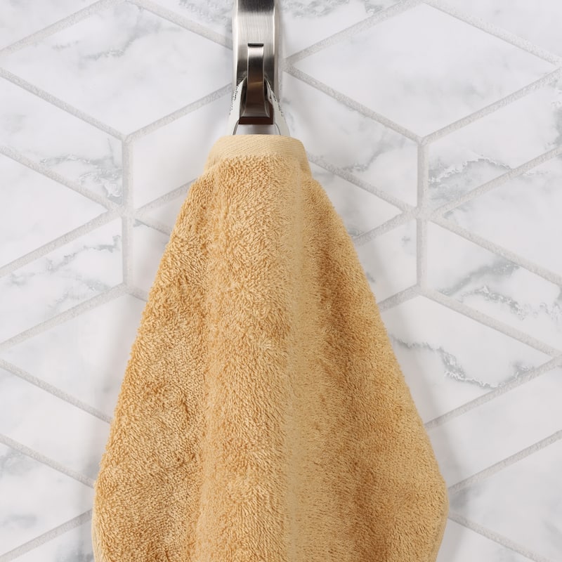 Superior Sierra Rayon From Bamboo Cotton Blend Hand Towel Set of 6