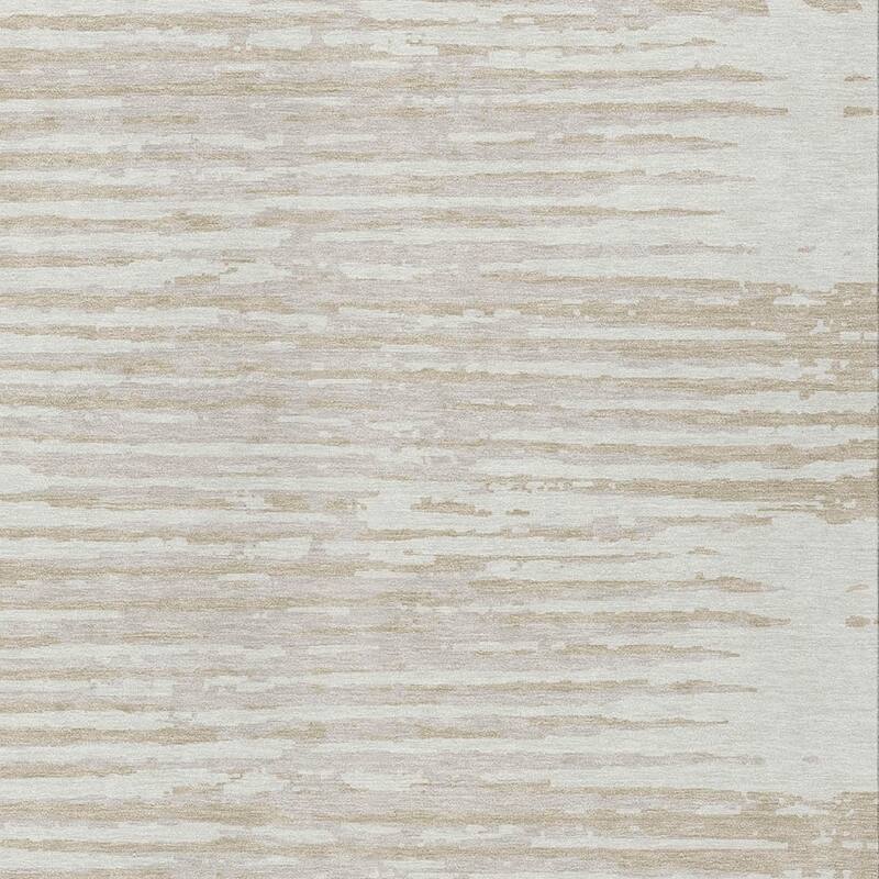 HomeRoots Striped Transitional Rectangle Outdoor Rug