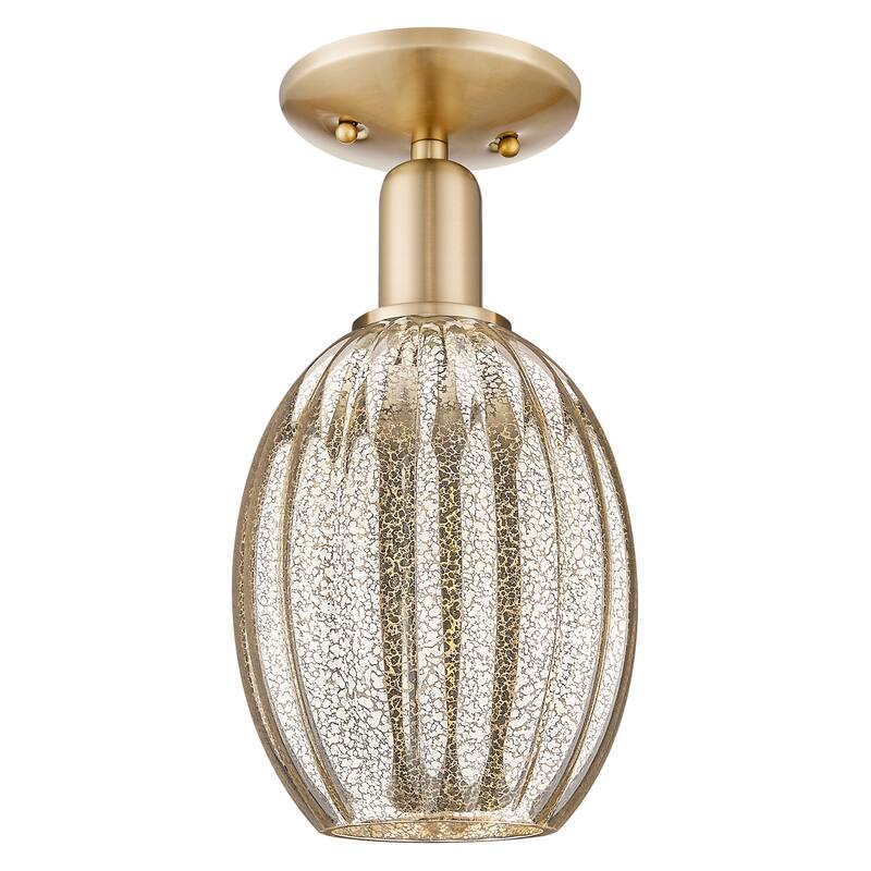 Innovations Lighting 716-1C-G459-6ME Preston 12" Tall Semi-Flush