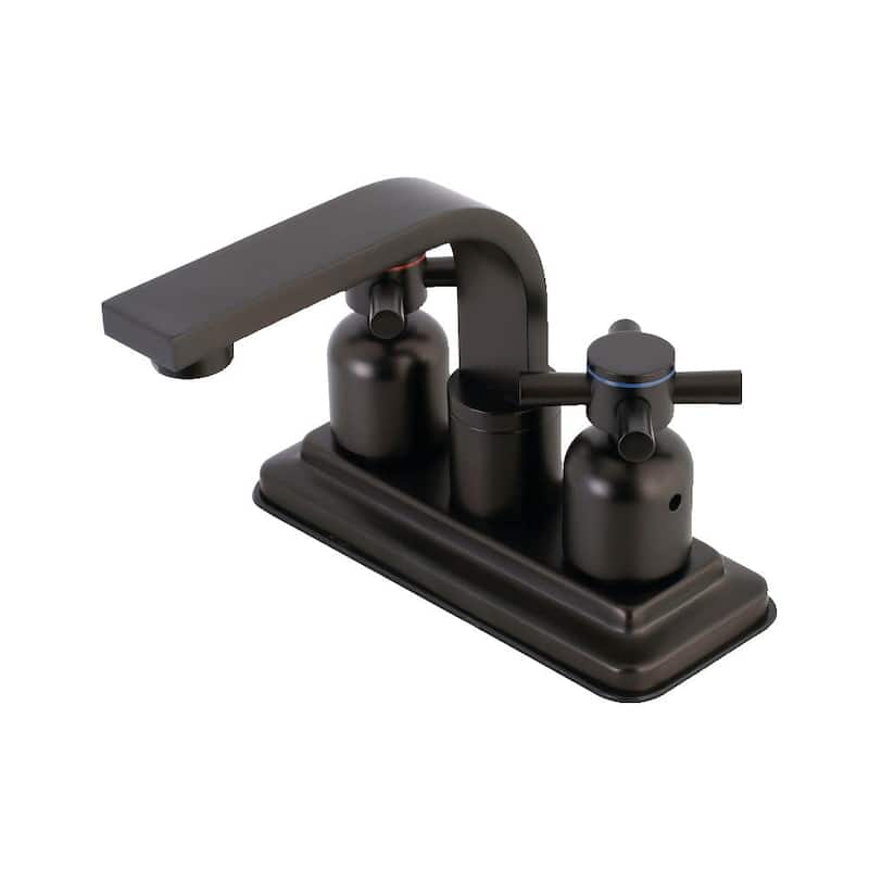 Kingston Brass Concord 1.2 GPM Deck Mounted Centerset Bathroom Faucet - Oil Rubbed Bronze