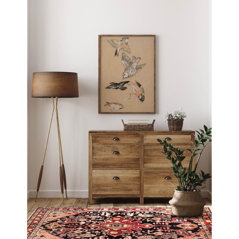 ECARPETGALLERY Hand-knotted Anadol Navy Wool Rug - 4'1 x 6'10