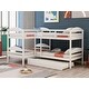 preview thumbnail 32 of 40, Wonderful Design Twin L-Shaped Bunk bed with Trundle