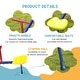 preview thumbnail 6 of 7, Outsunny Teeter Totter Outdoor Seesaw 4 Seat Backyard Toy Playground Equipment 3-8 Years Old