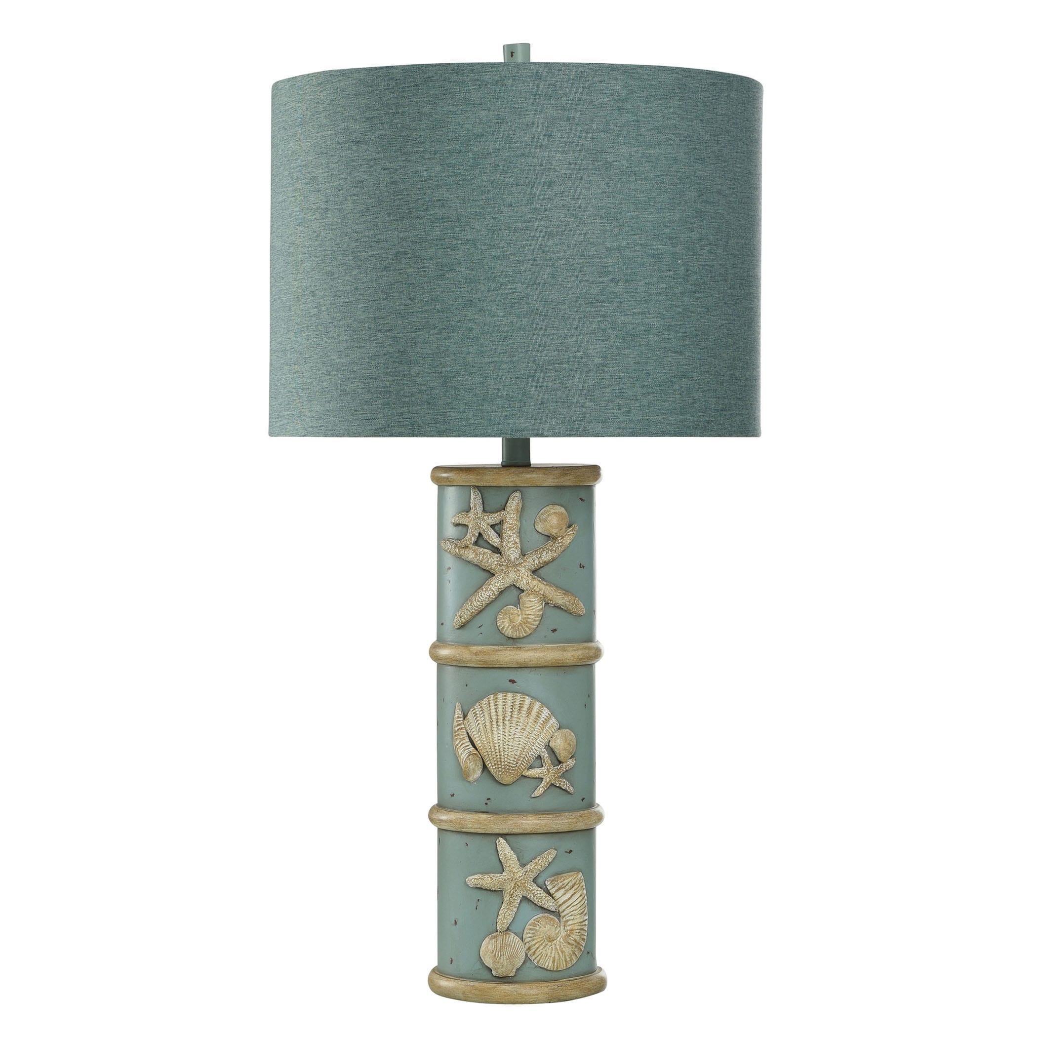 StyleCraft Big Surf Blue - Poly Table Lamp - Blue Shade