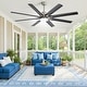 preview thumbnail 38 of 70, 52/66/72/84 Inch Smart Ceiling Fan with Light ,Wall Switch, APP Control,Dimmable LED,8 Blades