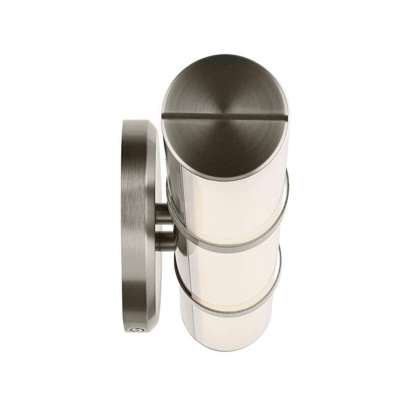 Kichler Lighting Rosh 18" Bath Bar Small LED with White Glass in Brushed Nickel