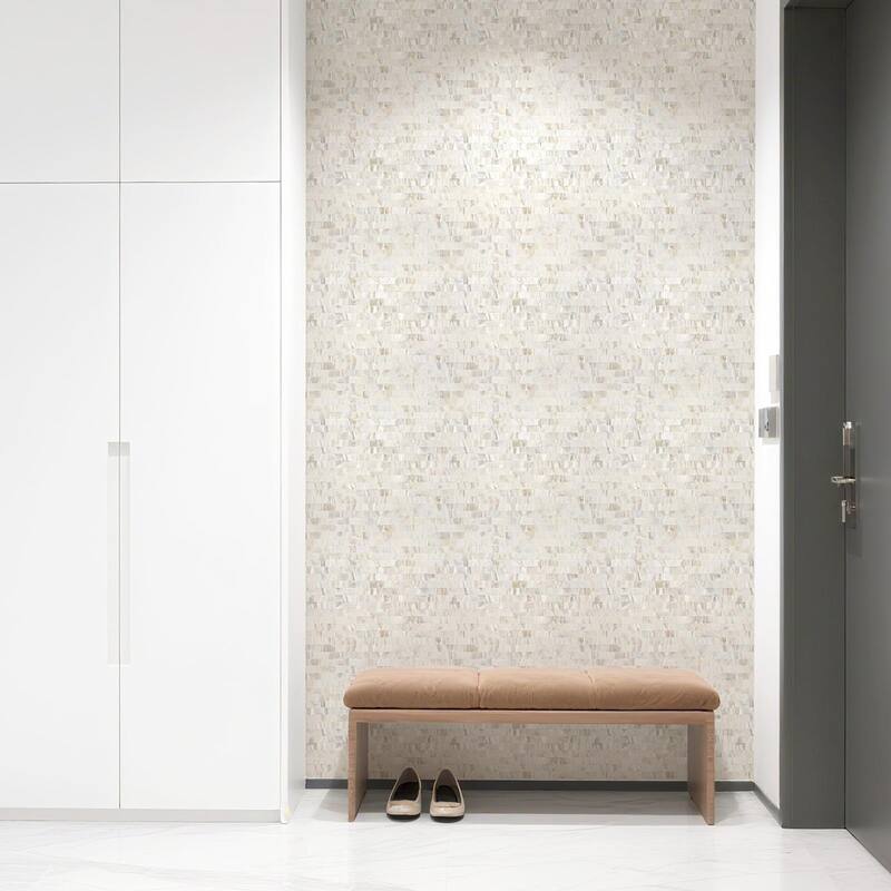 Art3d 10pcs 11.8”x11.8” Thick Natural Mica Wall Tiles Wall Paneling - 11.8"x11.8"-Square sheets