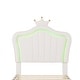 preview thumbnail 54 of 68, Modern Upholstered Princess Bed with Crown Headboard