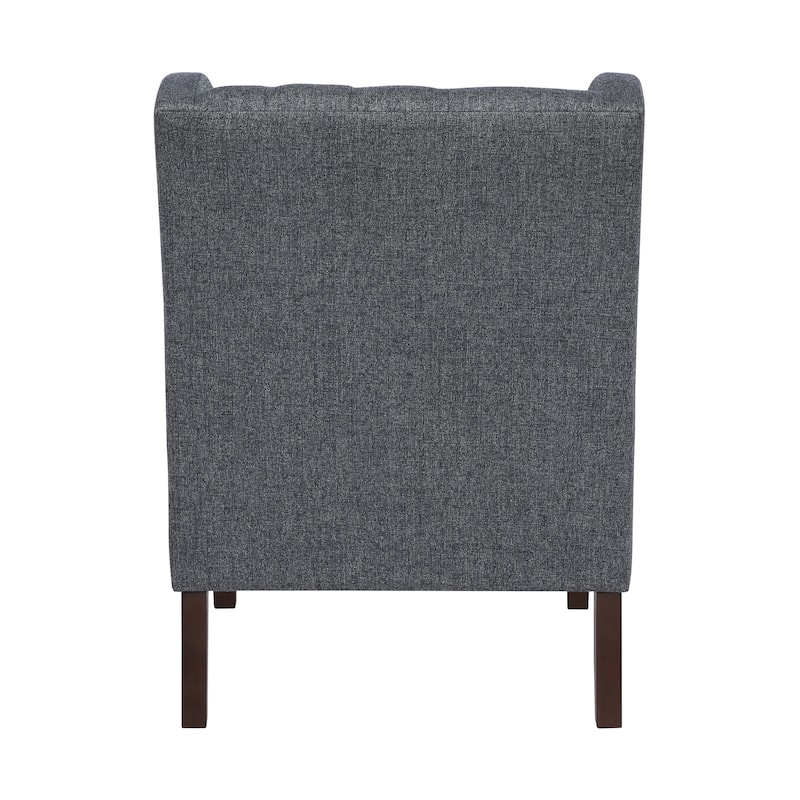 Haven 29" Textured Accent Chair - Button-tufted Chair Back