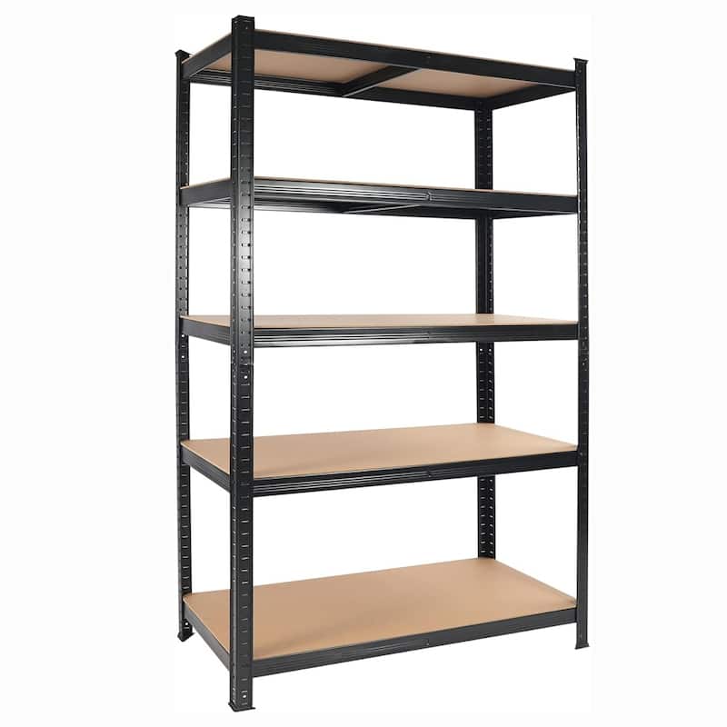 5 Tier Adjustable Metal Heavy Duty Open Shelves Organization