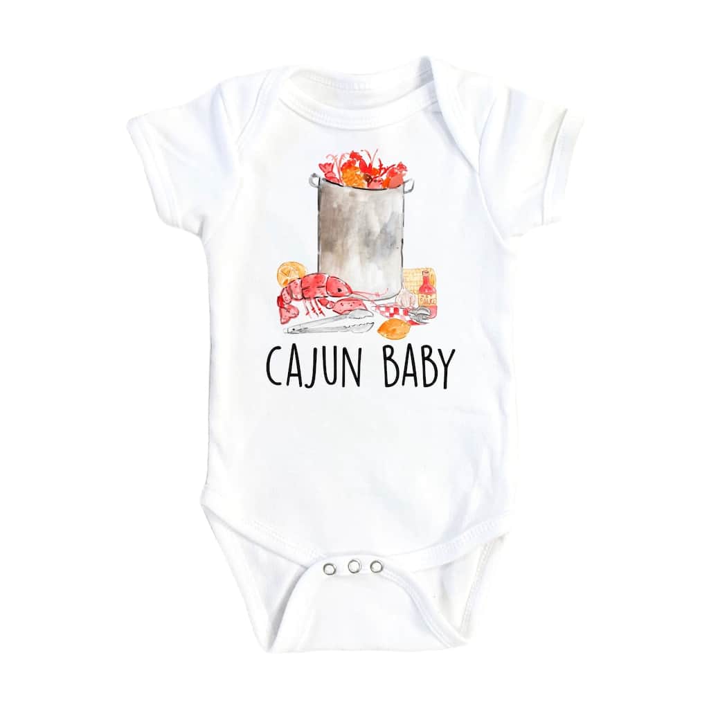 Cajun Baby Pot- Baby Boy Girl Clothes Infant Bodysuit Funny Cute Newborn