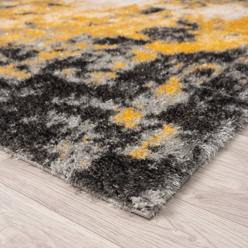 Zenith Abstract Shag Area Rug
