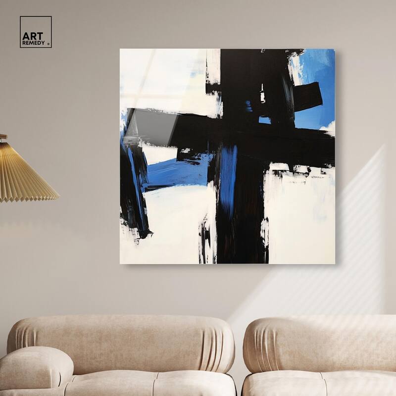 Blue Streak II Acrylic by Art Remedy, Ready to Hang