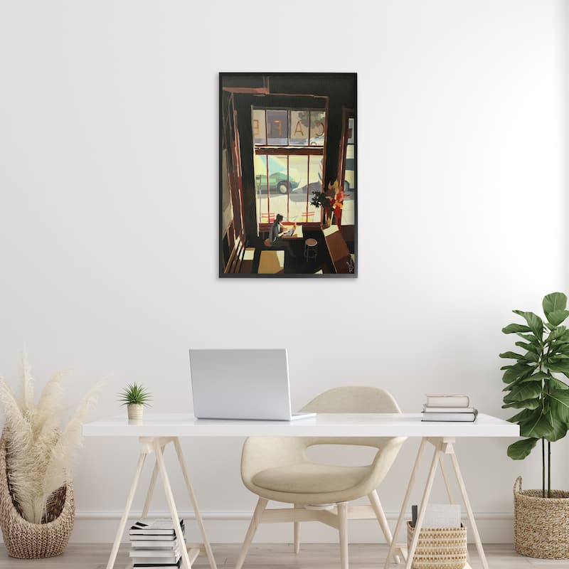 Stupell Tranquil Cafe Environment Framed Giclee Art Design By Keith Thomson
