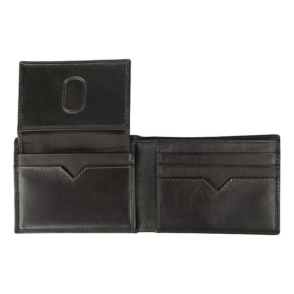 University of Arkansas Contrast Stitch Trifold Leather Wallet