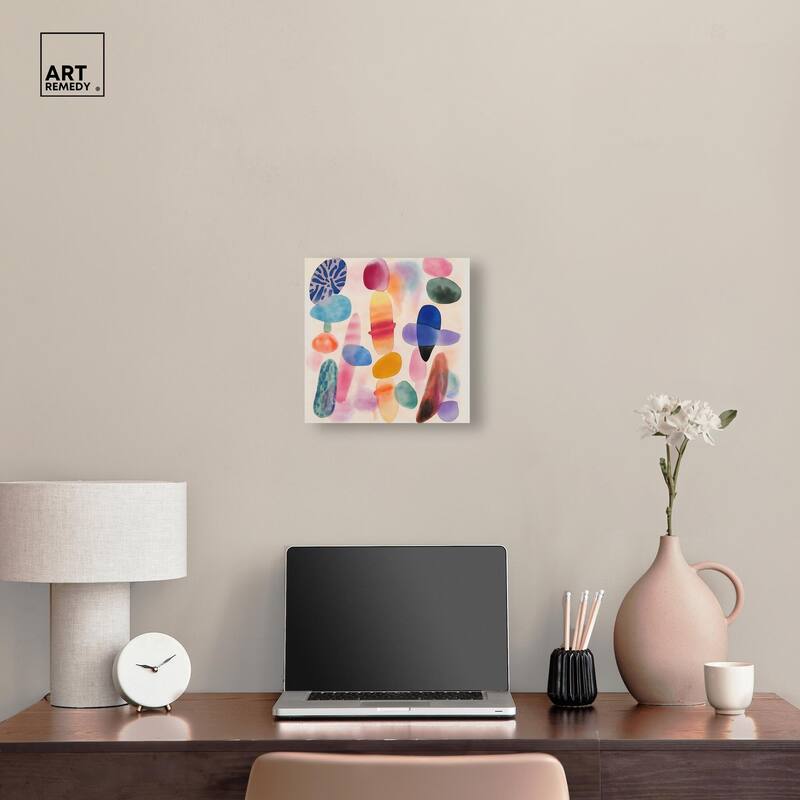 Dissolving Hues Canvas by Art Remedy, Gallery Wrapped