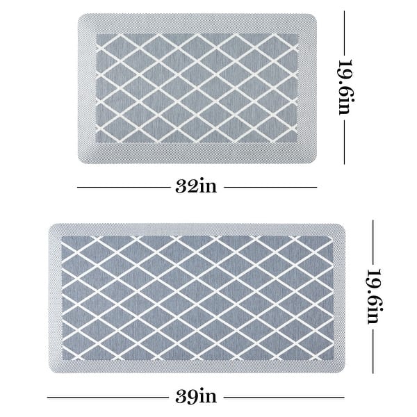 Martha Stewart Miles Air Mat Kitchen Mat 19.6"x32" Bed Bath