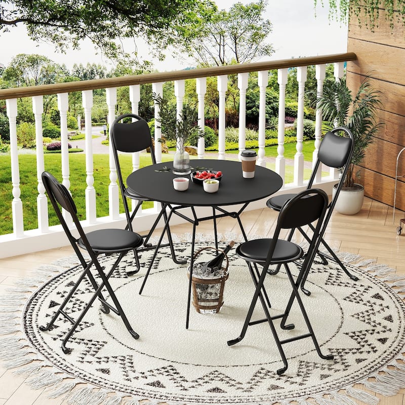 Portable Folding Chairs Set of 4