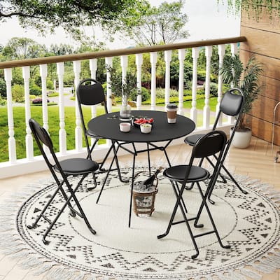 Portable Folding Chairs Set of 4