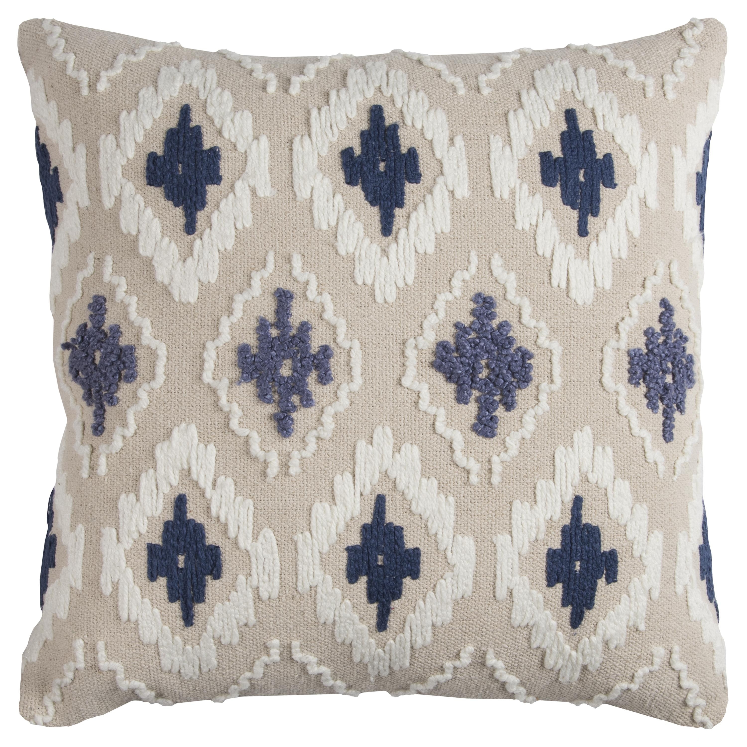 Rizzy Home Textured Ikat Diamond Throw Pillow, 20x20