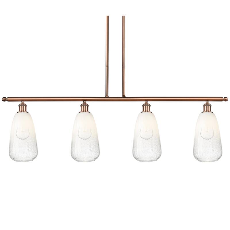 Innovations Lighting 516-4I-14-48 Brookhaven Almond Linear Brookhaven - Antique Copper / Opal