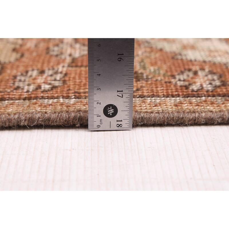 ECARPETGALLERY Hand-knotted Antalya Vintage Brown Wool Rug - 9'3 x 12'2