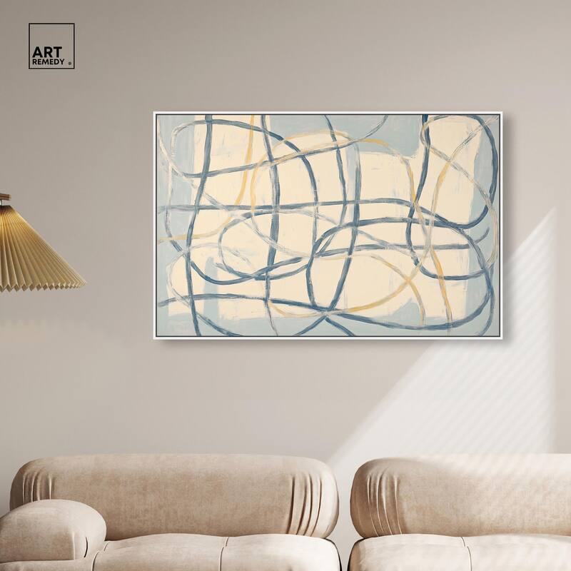 Unbroken Line I Canvas by Art Remedy