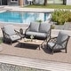 preview thumbnail 96 of 128, 21 W x 22 D in. Deep Seat Outdoor Cushion Set by Crestlive Products