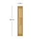 preview thumbnail 3 of 1, Fredrick Ramond FR30600 Cecily 29" Tall LED Wall Sconce