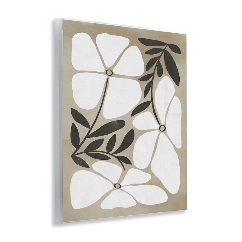 Stupell Boho Flowers Trio Wall Plaque Art Design By Victoria Barnes
